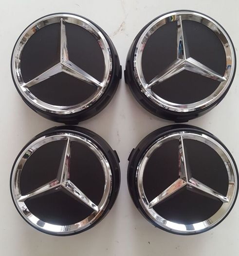 Fat type Mercedes caps 75mm - FREE POST
