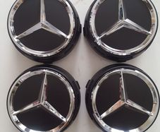 Fat type Mercedes caps 75mm - FREE POST