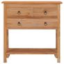 Sideboard 78x35x80 cm Solid Teak Wood Image 3