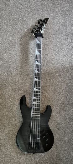 Jackson JS Series Concert 5-String Bass JS3VQ Transparent Black Burst