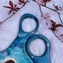 Set of 2 Handmade Ocean Resin Charcuterie / Serving Boards Image 2