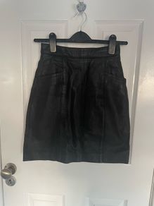 Vintage Leather Skirt
