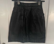 Vintage Leather Skirt