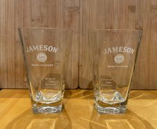 Jameson Whiskey long drink glasses