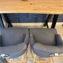 kitchen island table + 2 chairs Image 6