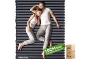 Hikenture self inflating Ultra-light Double Sleeping Mat, Camping Sleeping Mat for 2 People