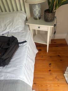 bedside lockers x 2