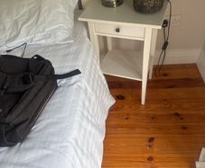 bedside lockers x 2