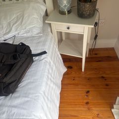 bedside lockers x 2