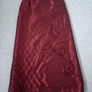 Wine Classy Warm Skirt With Underlay And Beautiful Embroidery Image 3
