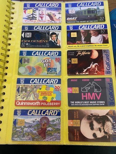 Call Cards folder with cards
