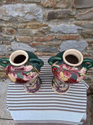 Vintage pair of Art Nouveau Vase
