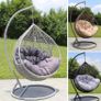rattan garden swing egg chairs Image 3