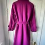Rosy Days purple belted coat Image 2