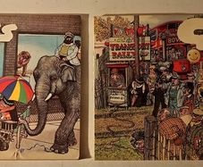 Two Vintage Giles Cartoon Books