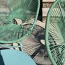 Marks & Spencer Lois garden furniture set in sage green, comprising two armchairs and a matching round table. Image 4