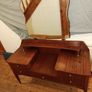 Mid Century Vintage dressing table with original shaped mirror Image 5