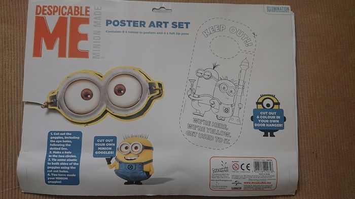 Despicable Me Minions A3 Poster Art Set For Sale in Cootehill, Cavan ...