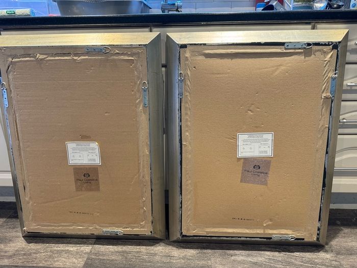 Large Paul Costelloe Living Beaded Wall Mirrors (Pair)