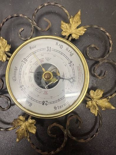 Vintage Shortland SB English Aneroid Wall Barometer
