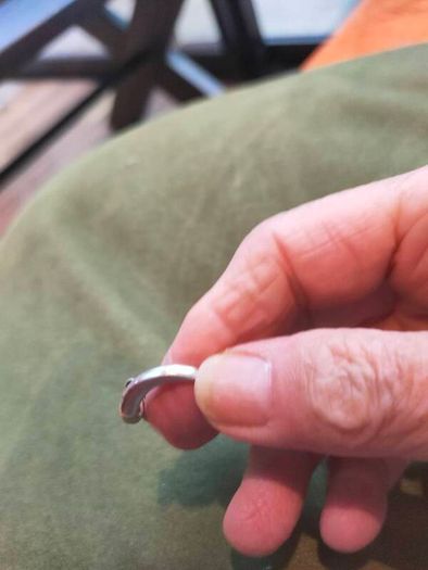 ladies vintage silver ring