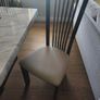 marble effect table and chairs Image 4