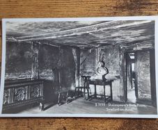 Old Postcard Shakespeare's Birth Room, Stratford-on-Avon, England - free standard postage