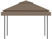 Gazebo with Double Extending Roofs