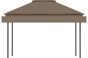 Gazebo with Double Extending Roofs