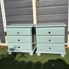Pair of bedside lockers