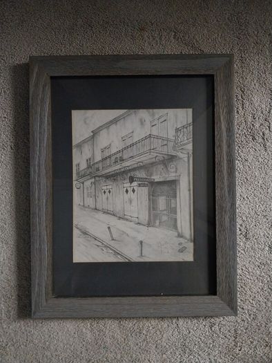 Vintage artwork and frames