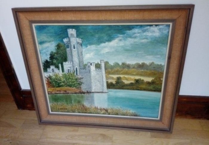 Large Painting - Blackrock Castle