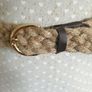 Ladies raffia belt Image 2