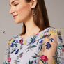 BNWT - Phase Eight Lorie Floral Embroidered Dress UK 10 Image 3