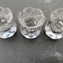 3 Vintage crystal candle holders Image 2