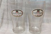 hoffman's lager beer pint glasses x 2 ,rare item ,,from cherry brewery's waterford, 74 ,84 stamped on the glasses ,prefect condition, prefect condition, collectors items, hoffman's wasn't in production long ,,buyer collects or pays postage thank you.sold