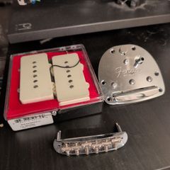 Fender MIJ Jazzmaster Original Parts. Pickups, Bridge and Tremolo