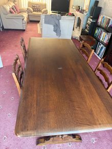 Ercol  table and 4 chairs