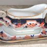 Rare Antique 19thC English Ironstone Imari Dinnerware Set 16 Pieces Image 3