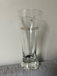 Guinness ladies stem glass from 1970s