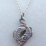 Vintage Sterling Silver  Pendant  and Chain 925. Fish Zodiac length 18" - 3,56g Image 4