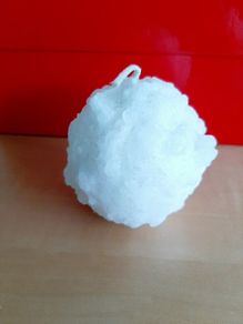 2026 Sparkle snowball candle