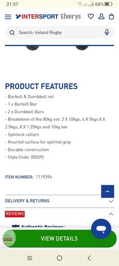 weights set 80 kg