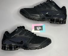 Premium Nike Shox All Black Retro Style