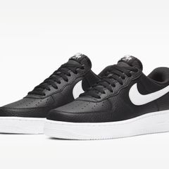 Nike Air Force 1 Black & White Uk 10.5 Brand New Unworn