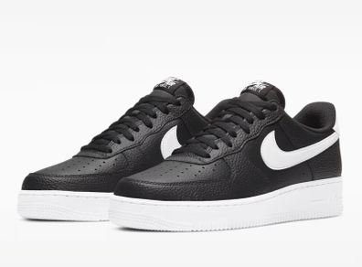 Nike Air Force 1 Black & White Uk 10.5 Brand New Unworn