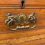 Late Victorian Oak Dressing Chest With Mirror. Image 7