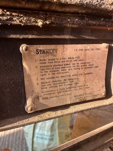 Stanley Super Star 9 Solid Fuel Range