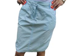 Blue skirt