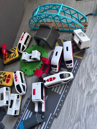 Wooden train electric trains wooden tracks bridges
